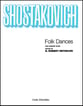 Folk Dances Concert Band sheet music cover